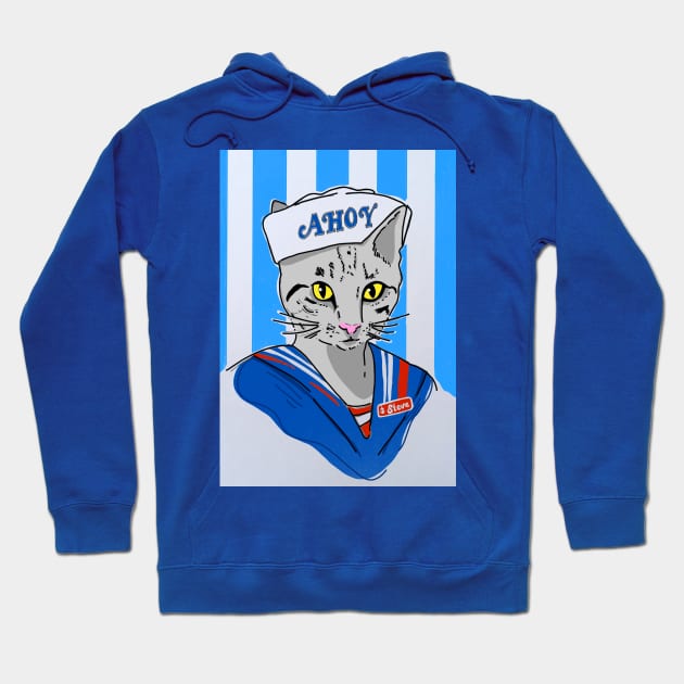 Cat Ahoy Hoodie by theprometeus